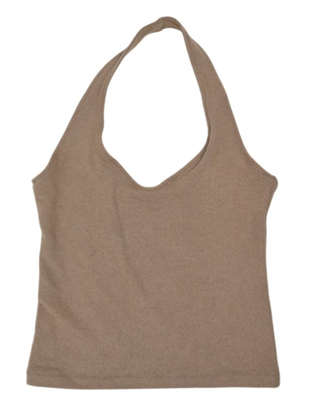 Tea You Romy Halter Top in Brown